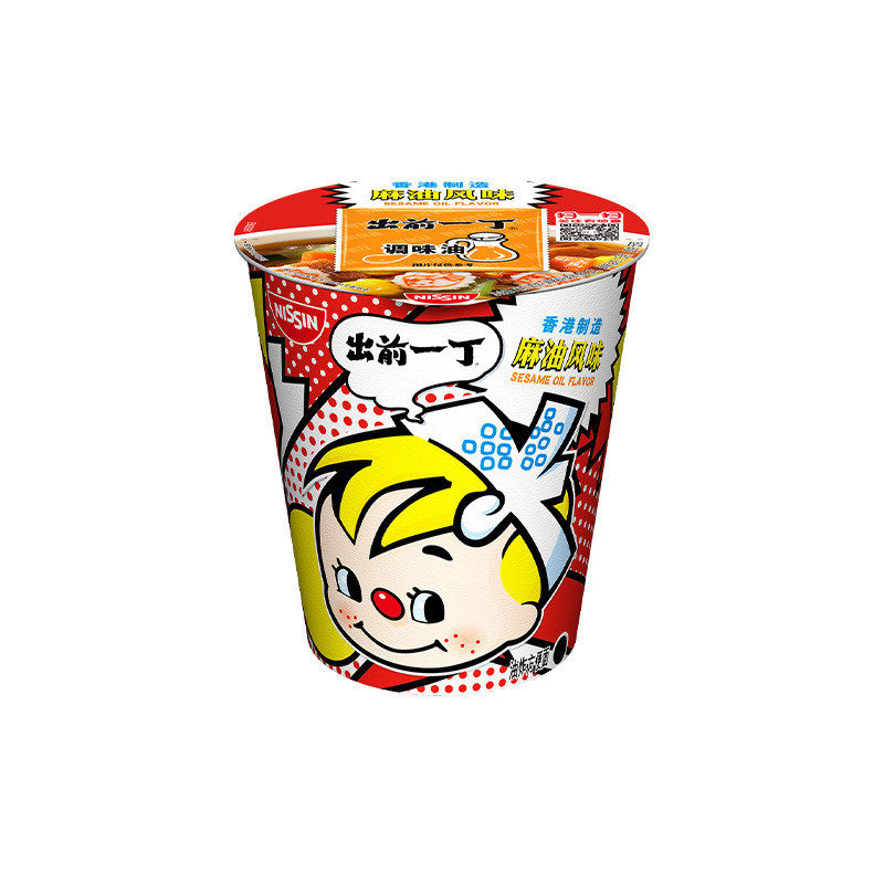 香港出前一丁麻油味豚骨汤杯面