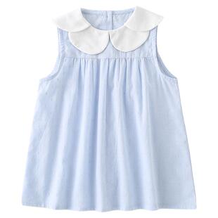 贝肽斯婴儿连衣裙薄款2026夏季新款纯棉儿童女宝宝洋气公主裙子S