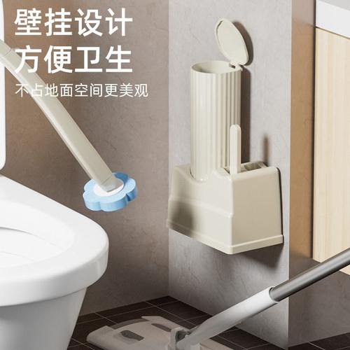 2025新款一次性马桶刷家用无刷子头壁挂清洁厕所洗刷死角替换