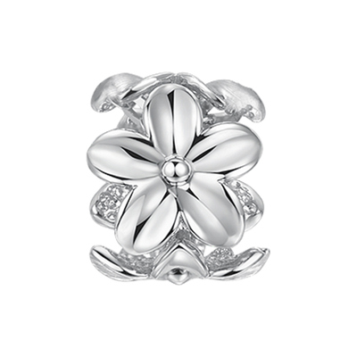 明牌珠宝铂金PT950桃花吊坠