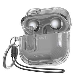 锁扣开关适用于华为freeclip2耳夹耳机壳可做手机支架FreeClip2蓝牙保护套新款透明freeclip第二代保护壳软壳