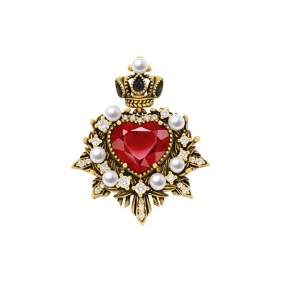 周大福monologue复古黄金吊坠