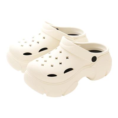 厚底洞洞鞋女款夏季外穿