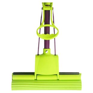 妙洁海绵拖把免手洗懒人神器家用一拖净滚轮式挤水吸水胶棉卡槽型