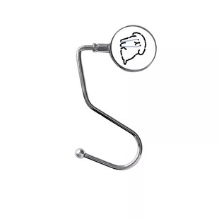 线条小狗周边挂钩学生桌边可移动桌上书包挂勾免粘贴办公桌挂包钩