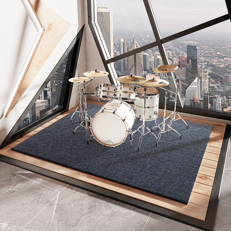 架子鼓垫子隔音地毯加厚防滑防震减震垫钢琴专用吸音地垫楼层家用