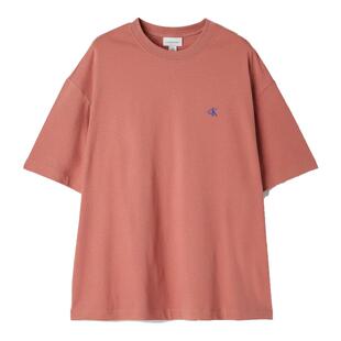 新款Calvin Klein凯文克莱CK短袖男纯棉刺绣标宽松休闲打底衫T恤