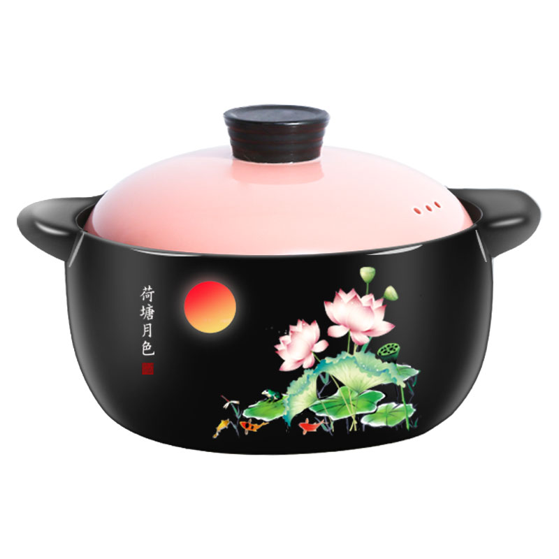 砂锅电磁炉专用炖锅燃气灶通用家用煤气明火煲汤锅两用陶瓷小沙锅