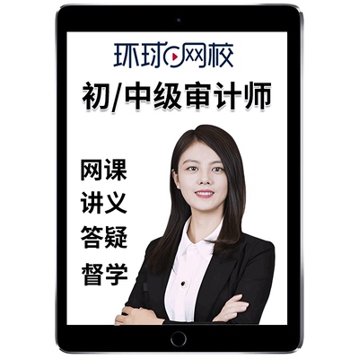 环球网校2025年初级中级审计师网课课程讲义课件教材视频精讲班电子版历年真题审计专业相关知识理论与实务吕丹刘哲良考试题库25