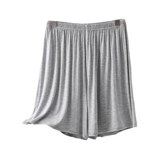 莫代尔休闲短裤夏季薄款宽松睡裤女大码阔腿居家裤高腰外穿热裤衩