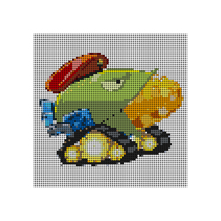 微颗粒积木定制像素画专属卡通人物肖像拼装玩具模型生日纪念礼物