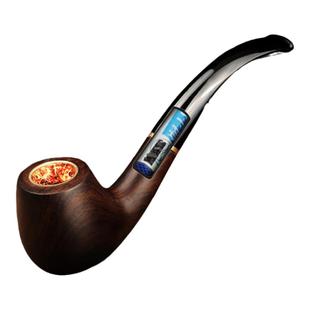 南海康记石楠木烟斗传统老式男士手工高档实木旱烟烟锅过滤芯配件