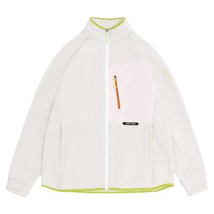 VECTOR玩可拓儿童抓绒衣摇粒绒内胆上衣滑雪服黑白女童男童户外套