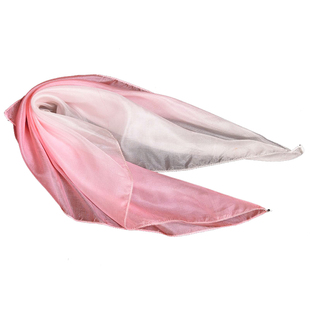 烟花易冷舞蹈丝巾真丝渐变色古典舞方巾纱巾胶州秧歌手帕舞蹈手绢