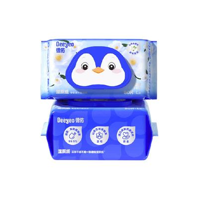 德佑山茶花湿厕纸加厚款清洁除菌