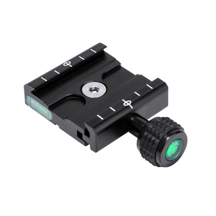 QR-50快装板夹座三脚架云台单反微单配件兼容百诺轻装时代思锐等