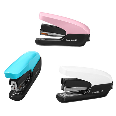 得力省力型订书机60页办公用学生用大订书机白领用订书器可定标准型小号家庭用订书器12号大号外卖装钉器用品