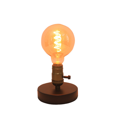 床头卧室灯泡台灯实木爱迪生钨丝灯复古灯木砖装饰灯氛围灯礼物