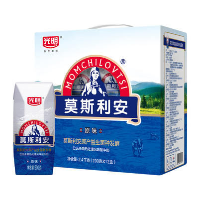 光明莫斯利安原味酸奶