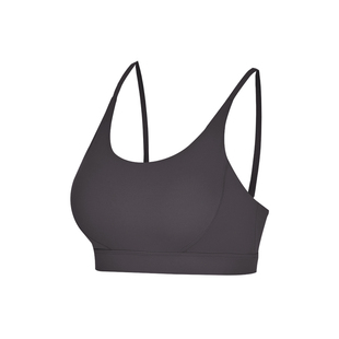 Aria Leisure运动内衣女外穿瑜伽背心一体式固定杯健身吊带普拉提