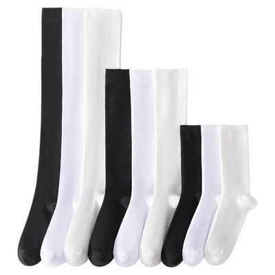 黑色天鹅绒过膝袜女薄款jk小腿袜