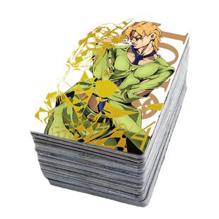 jojo的奇妙冒险卡贴二次元动漫周边小卡磨砂公交卡饭卡八达通贴纸