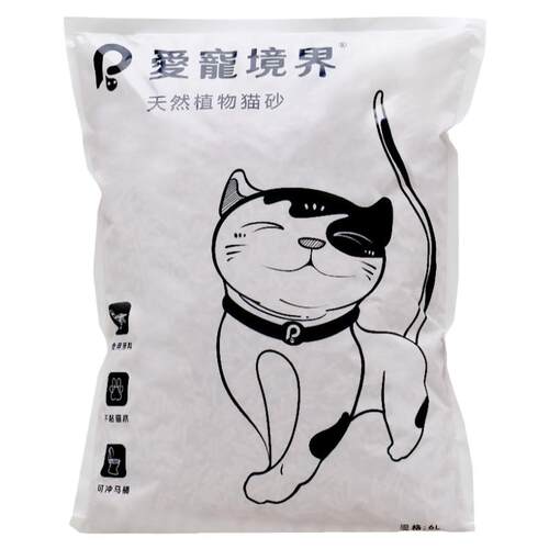 天然豆腐猫砂6L吸水除臭无尘结团沙去味抑菌大颗粒绿茶猫砂豆腐砂
