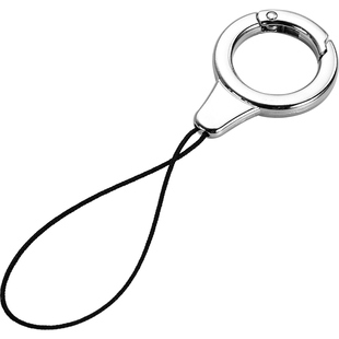 M03金属手机指环挂绳网红圈钥匙短款手链u盘配件壳小挂件饰品男女