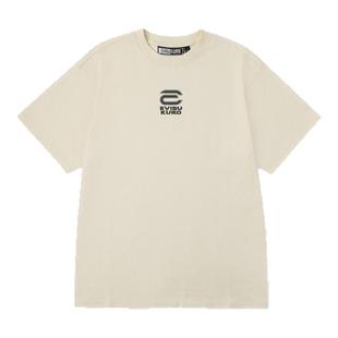 EVISU福神 2025秋季男士商标印花短袖T恤2EAGNM5TS5035RXCT