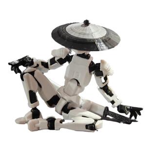 新版多关节可动人偶幸运13生日礼物玩偶摆件潮流打印玩具人仔手办