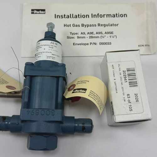 PARKER FLOCON HOT GAS PYBASS REGULATOR TYPE A9SE
