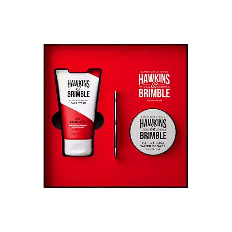 HAWKINS霍金斯银罐洁面发油定型