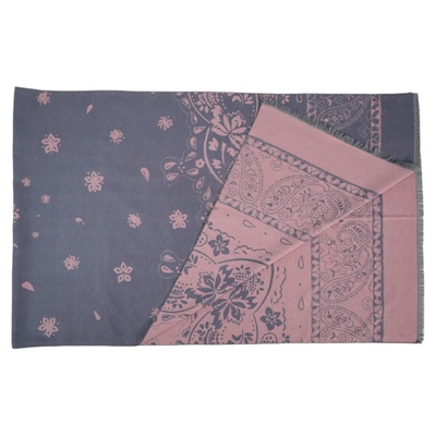 绣娘丝绸真丝绒围巾加大披肩