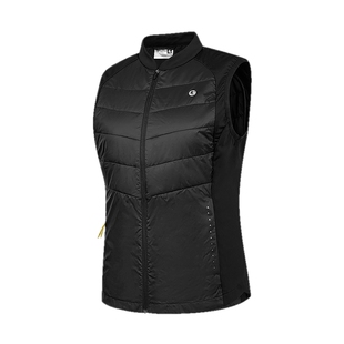 金标P棉|乔丹运动马夹女士冬季新款修身跑步保暖棉马甲上衣外套