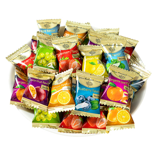 棵力果高级水果糖多种口味硬糖德国风味散装过新年货糖果零食批发