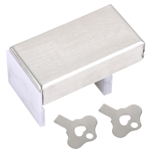 窗户锁扣卡扣铝合金纱窗推拉窗儿童防护玻璃防盗神器限位器安全锁