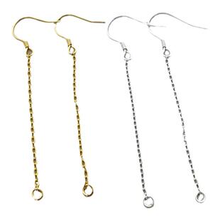 925纯银耳勾耳挂流苏耳饰耳线配件手工DIY耳坠材料简约时尚送闺蜜