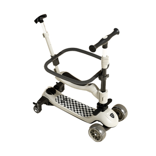 贝易儿童滑板车1一3一6岁 四合一溜溜宝宝婴儿学步滑滑车遛娃神器