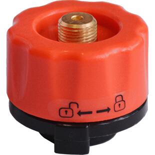 火枫左轮气罐转接头户外炉头转换装置卡式炉长气罐转换头喷枪装备