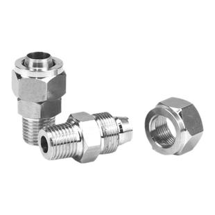 304不锈钢快拧接头 快拧直通终端接头直通快拧PU软管接头快拧终端