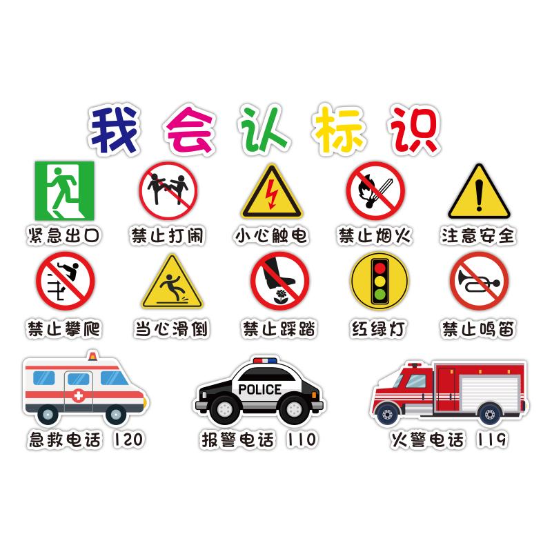 【我会认标识墙贴】午托管班装饰
