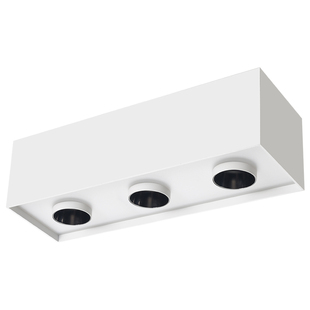 三头明装斗胆灯筒射一体客厅主灯射灯筒灯卧室吸顶盒子灯防眩高亮