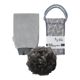 老汤搓澡巾男士专用强力搓泥洗澡三件套搓后背家用洗澡巾搓泥神器