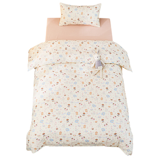 A类双层纱布儿童纯棉被套单件110x140x120x150cm婴幼儿园被罩定制