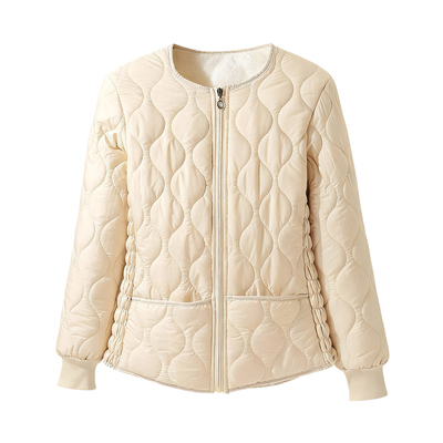 冬季羽绒棉服女内穿加绒加厚棉衣