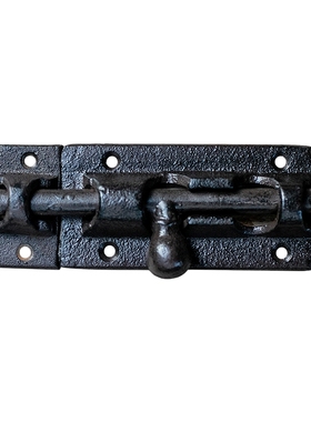 掬涵铸铁插销加厚明装全铁插锁门栓门窗仿古门扣古典厚实门插防盗