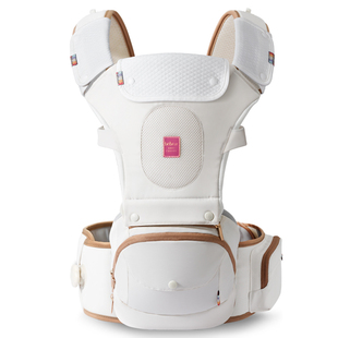 抱抱熊婴儿腰凳轻便四季多功能bebear背带式外出宝宝简易背娃神器
