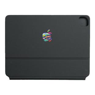 艺贴进口铸造级带导气槽 武汉店 适用苹果平板iPad妙控键盘Magic keyboard创意logo贴纸防水装饰贴 一份2枚装