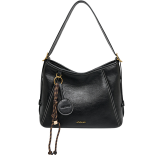 奥康玄月包2026新款hobo包包女款通勤腋下包大容量女式单肩斜挎包