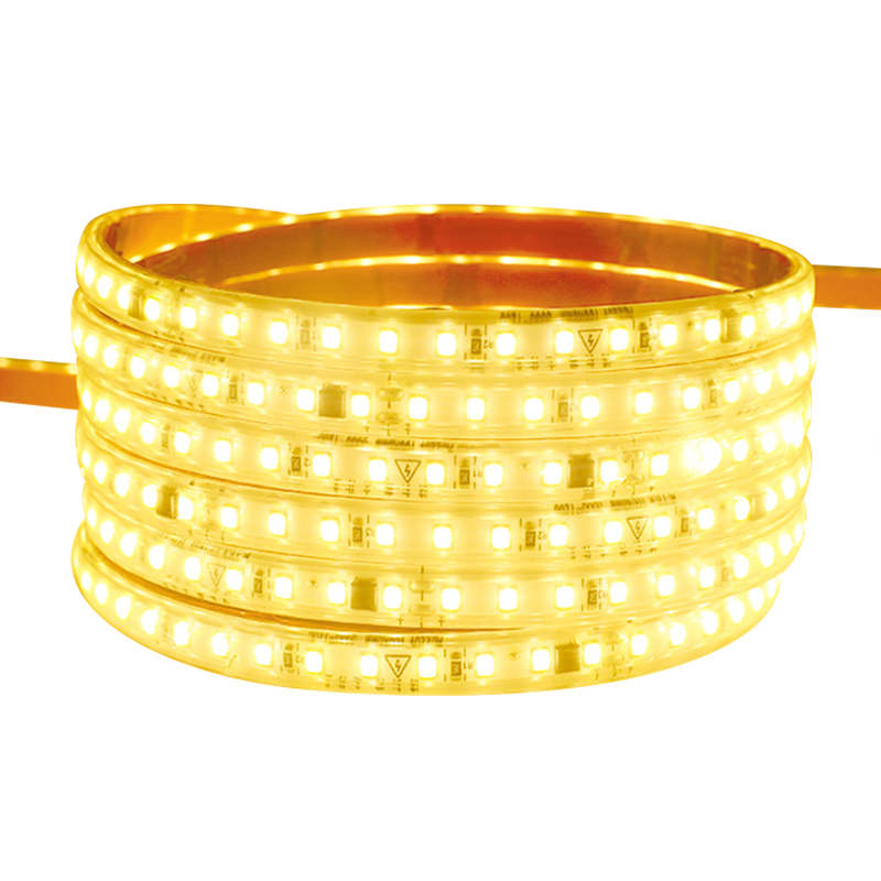 高压220v自粘免驱led灯带客厅天花顶氛围灯酒柜展示柜超亮灯条